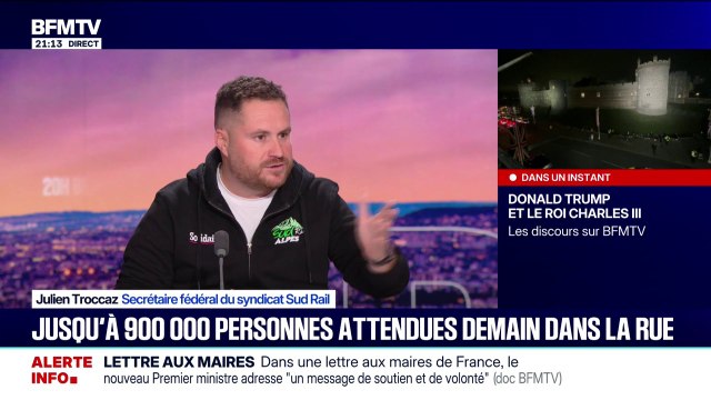Mobilisation du 18 septembre: Il faut changer de politique dans ce pays , affirme Julien Troccaz, secrétaire fédéral du syndicat SUD-Rail