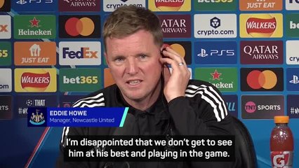 Howe 'disappointed' by Yamal's absence