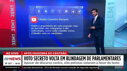 PEC da Blindagem: Manobra do Centrão traz de volta o voto secreto