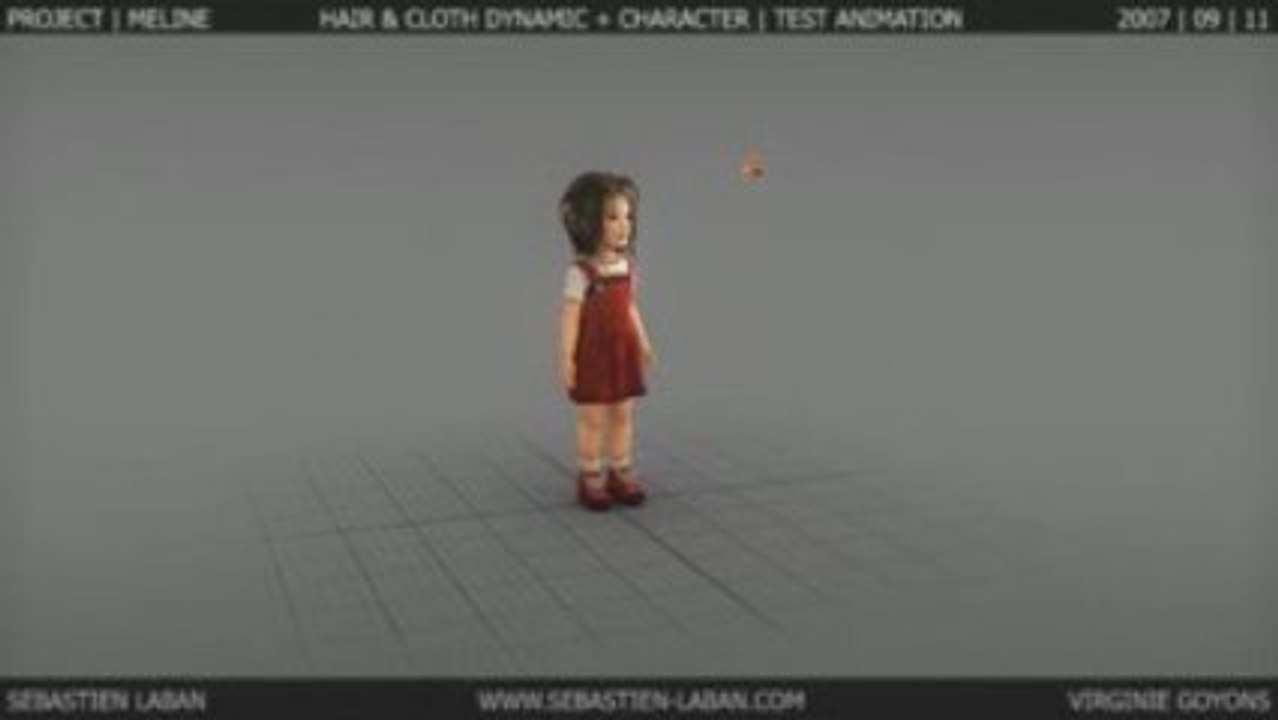 Meet Meline (2009) - Animation Test #1