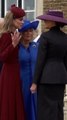 Queen Camilla Appears to Tell Kate Middleton to Move During Awkward Moment with Melania Trump