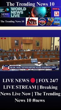 LIVE NEWS 🔴 | FOX 24/7 LIVE STREAM | Breaking News Live Now | The Trending News 10 #news #livenews