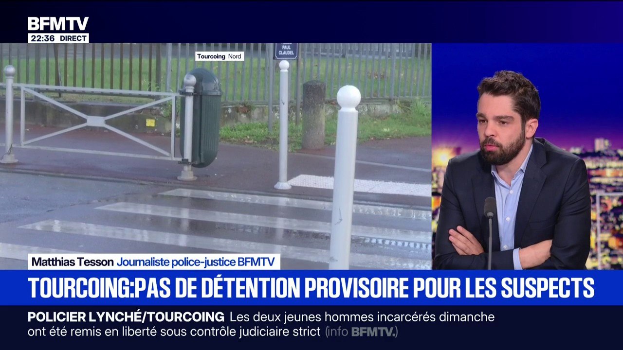 INFO BFMTV - Policier agressé à Tourcoing: les deux suspect incarcérés provisoirement remis en liberté sous contrôle judiciaire strict