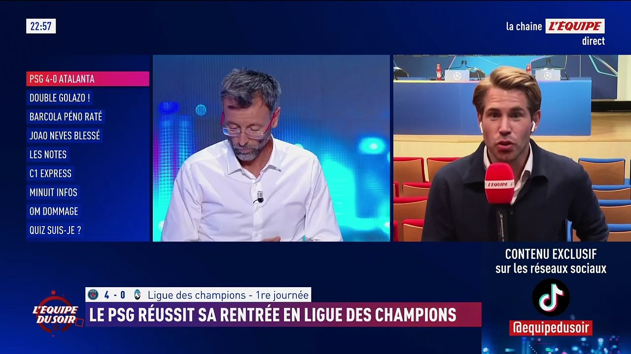 Joao Neves sort diminué lors de PSG-Atalanta Be...