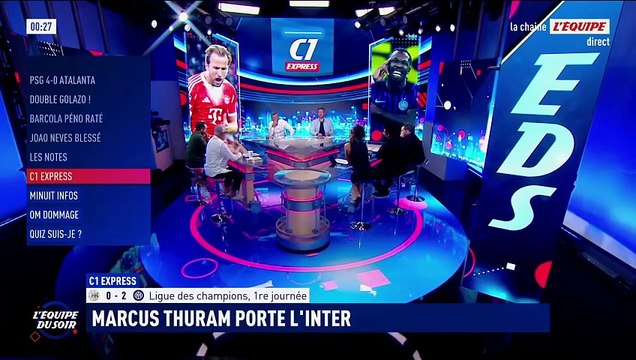 Marcus Thuram double buteur, l'Inter Milan réussit sa rentrée contre l'Ajax Amsterdam - Foot - Ligue des champions