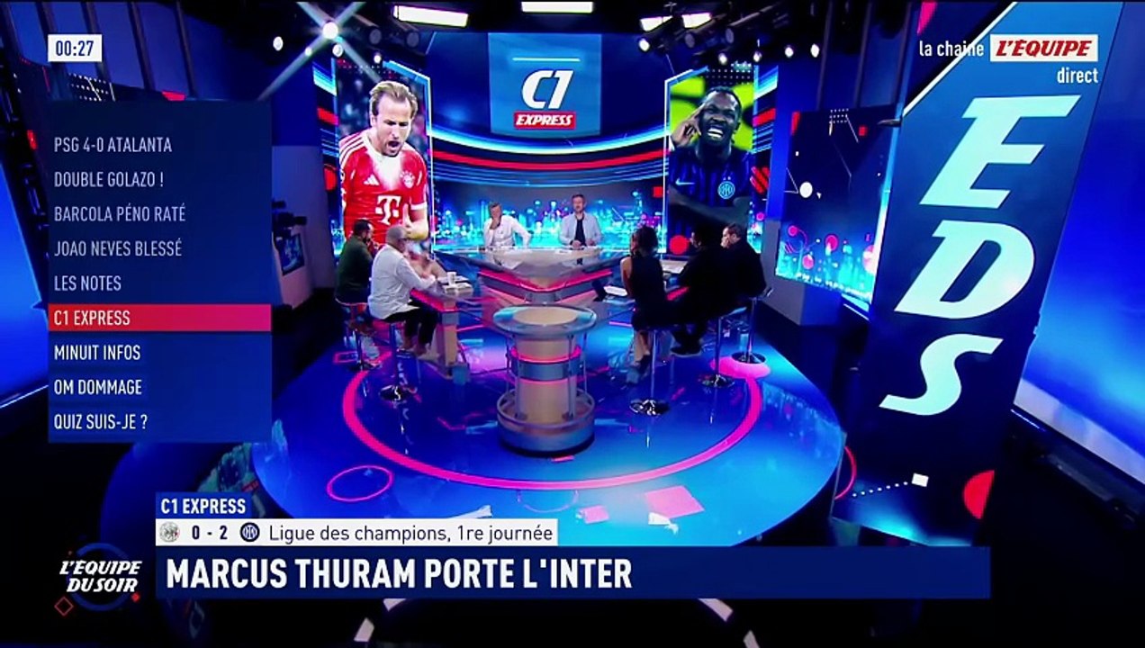 Marcus Thuram double buteur, l'Inter Milan réussit sa rentrée contre l'Ajax Amsterdam - Foot - Ligue des champions