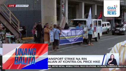 Day 2 ngayon ng 3-day transport strike kontra-katiwalian ng grupong MANIBELA  | Unang Balita