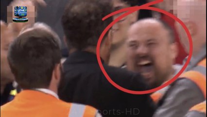 Diego Simeone was Sent Off after Clashing with a Fan in Ugly Scenes During a win at Atletico Madrid