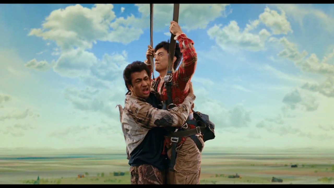 Harold and Kumar: Escape from Guantanamo Bay - parachute escape