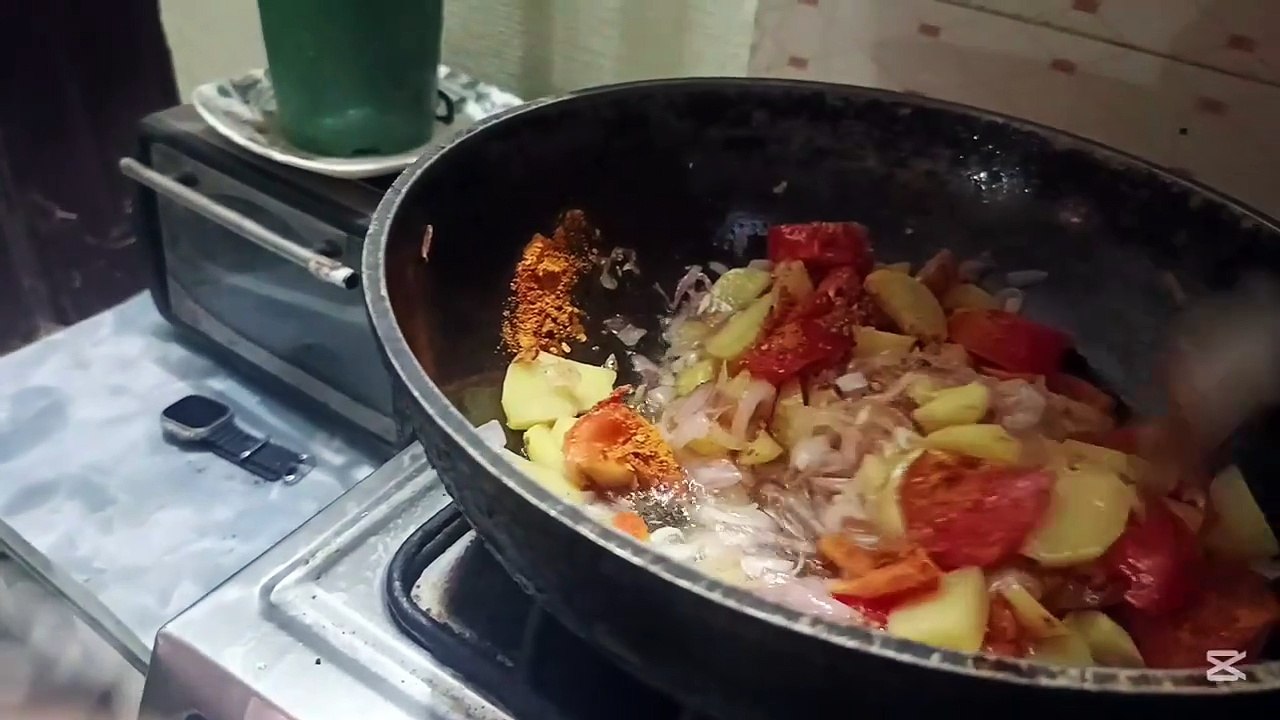Today's Lunch_ Routine Anda Qeema