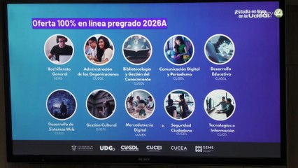 UDG Virtual ofrece desde prepa hasta posgrados; aspirantes aún pueden registrarse este mes