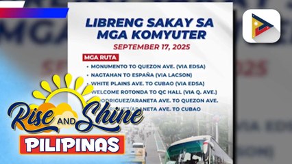 ‘Libreng sakay’ ng pamahalaan, umaarangkada bunsod ng 3-day transport strike