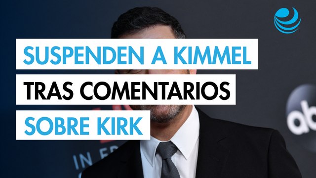 ABC suspende indefinidamente el programa de Jimmy Kimmel tras comentarios sobre Charlie Kirk
