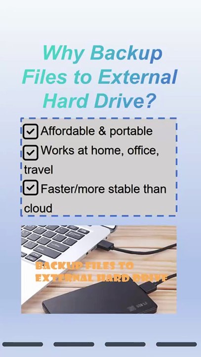 How to Backup Files to External Hard Drive (3 Windows Free Tools)
