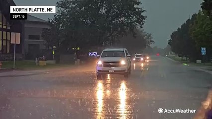 Severe storms rumble through the central US