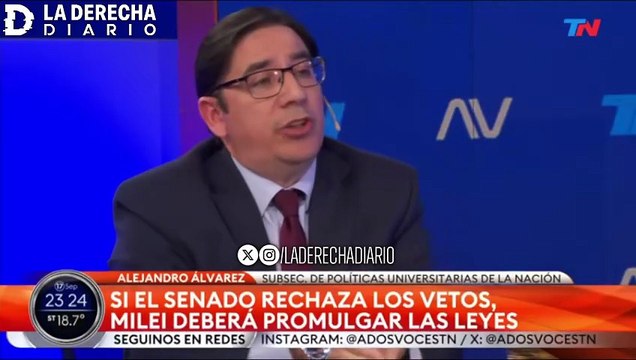 Alejandro Álvarez repudió a los violentos kirchneristas que promueven un golpe de Estado: La izquierda dice que el gobierno se tiene que ir ya. La izquierda y el kirchnerismo está construyendo un escenario de violencia para deteriorar la gobernabilidad