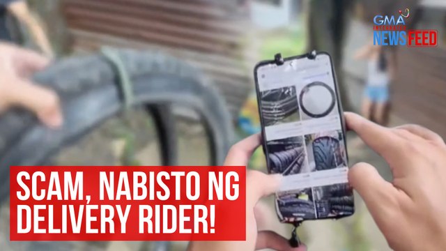 Scam, nabisto ng delivery rider! | GMA Integrated Newsfeed