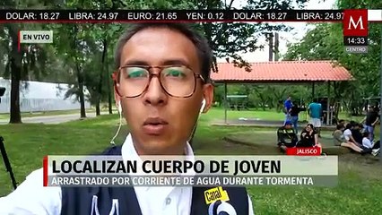 En Jalisco encuentran el cuerpo de un joven que fue arrastrado por una tormenta en Tonalá
