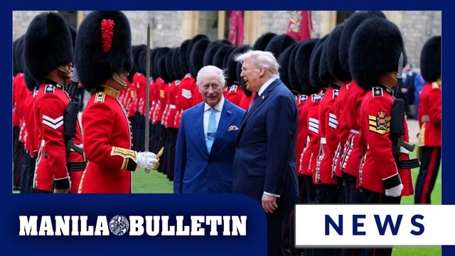 King Charles III greets Trump in Windsor at start of president's second state visit to the UK