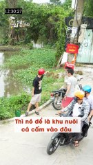 Cố tình câu trộm cá còn cãi ngang ngược