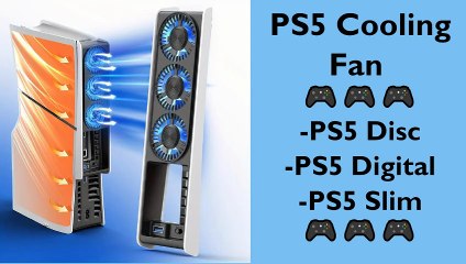 Ultimate Cooling Fan for PS5 Slim/Digital/Disc Console