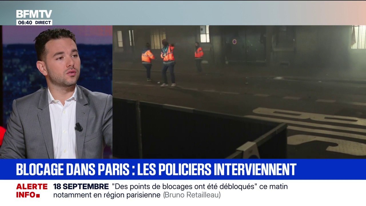 Grève du 18 septembre: blocages, manifestation pacifiste... 7 évènements recensés dès 6 heures du matin