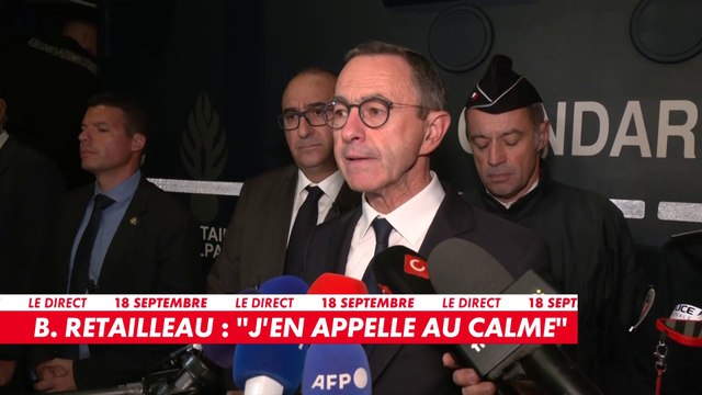 «Je comprends l'incompréhension des policiers», indique Bruno Retailleau