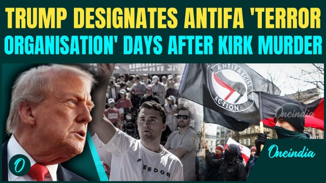 US Breaking: Trump Designates ‘Anti-fascist’ Antifa As Major Terrorist Org. Days After Kirk Killing