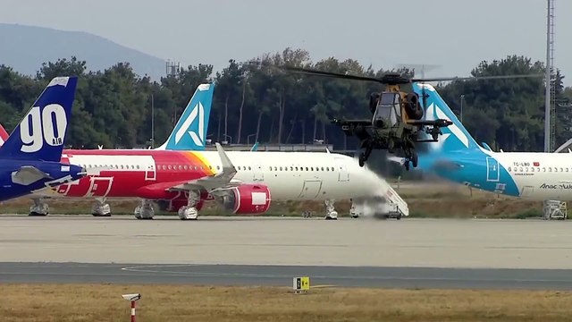 T-129 Atak Helikopteri, TEKNOFEST İstanbul'da gösteri uçuşu gerçekleştirdi