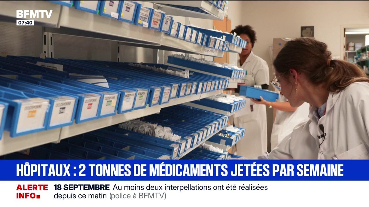 2 tonnes par semaine: une étude alerte sur le gaspillage de médicaments dans les hôpitaux et cliniques en France