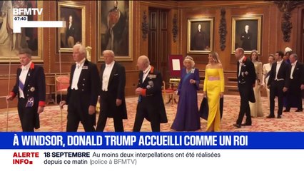 Visite de Donald Trump au Royaume-Uni: le président américain accueilli comme un roi