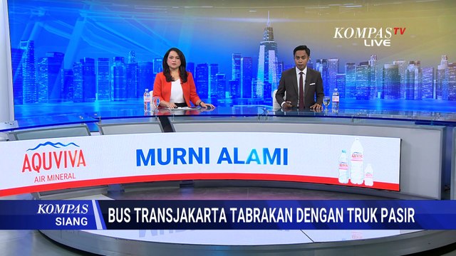 Saksi Mata Cerita Tabrakan Bus Transjakarta dan Truk Pasir di Gambir | KOMPAS SIANG
