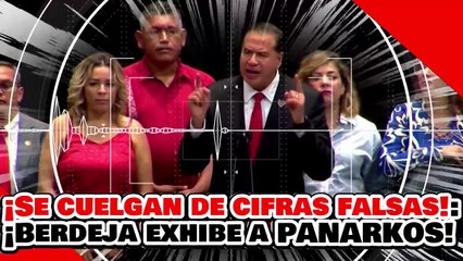 🔥🚨¡EL PAN SE CUELGA CIFRAS FALSAS! ¡BERDEJA DESENMASCARA a los VERDADEROS EXTORSIONADORES PANARKOS!