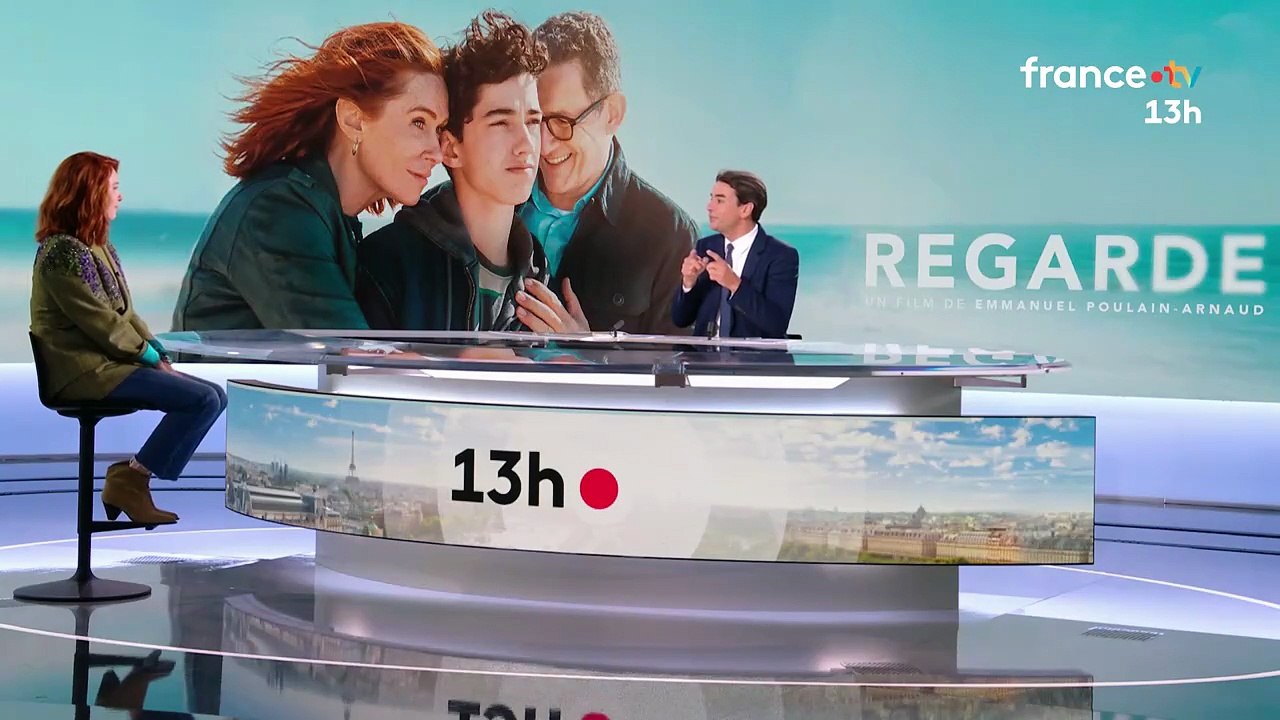 Extrait vidéo du JT de 13h de Julian Bugier.