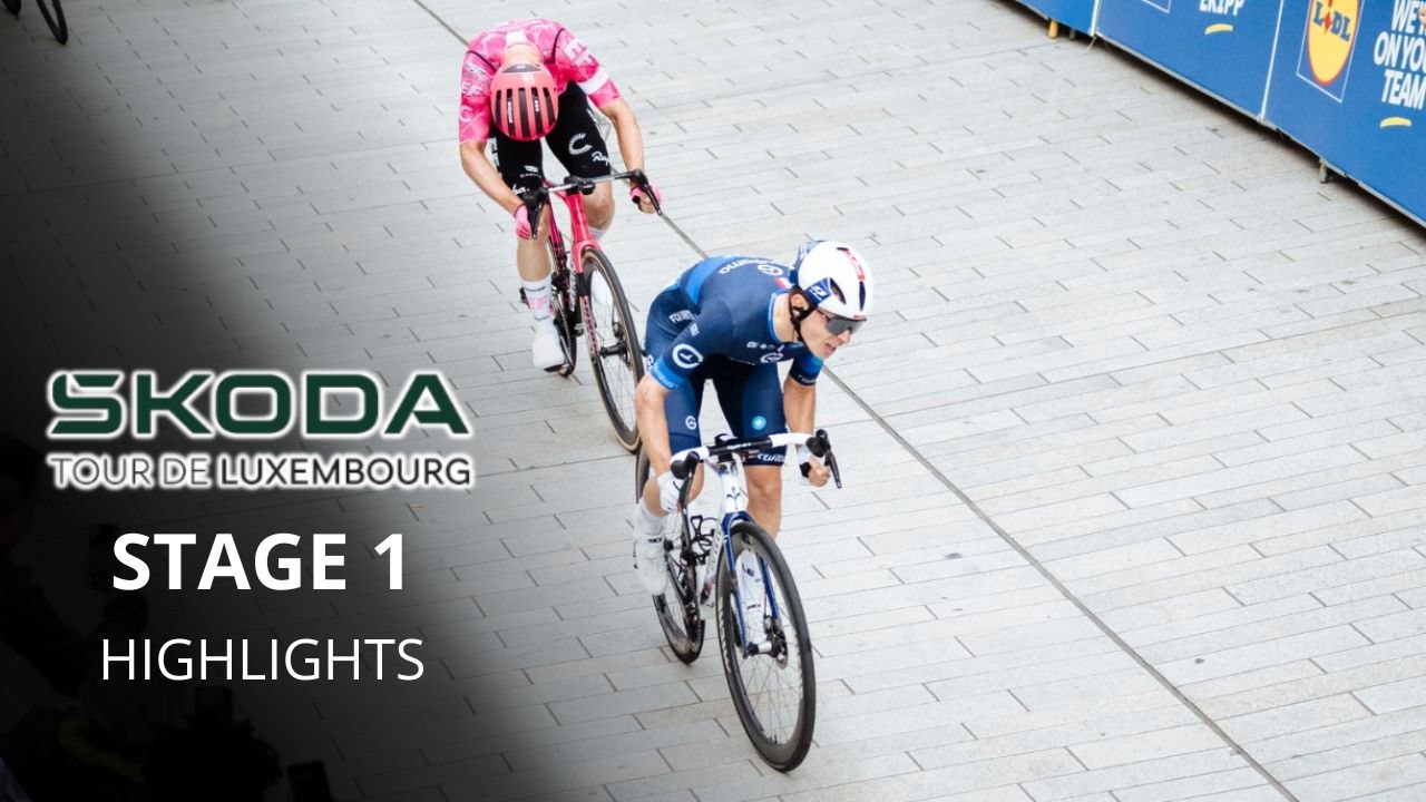 Cyclisme - Skoda Tour de Luxembourg - Résumé Etape 1 - Romain Grégoire s'impose en patron après un énorme sprint !