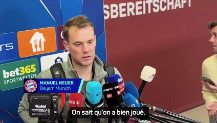 Neuer : "De bon augure"