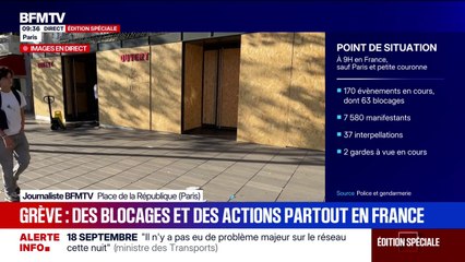 Grève du 18 septembre: des commerces parisiens se barricadent