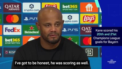 Kane can score goals anywhere – Kompany