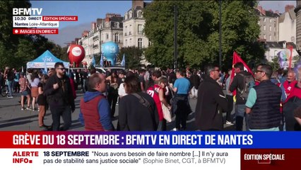 Grève du 18 septembre: le cortège à Nantes va s'élancer