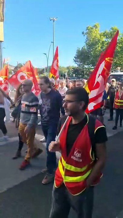 18 septembre 2025 : le cortège s'élance à Clermont-Ferrand