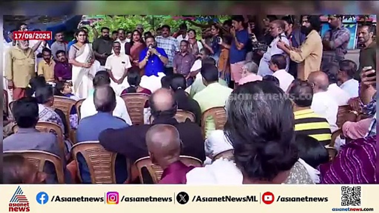 പണിയായി കലുങ്ക് സംവാദ പരിപാടി; സുരേഷ് ഗോപിയുടെ പെരുമാറ്റത്തിൽ വിമർശനം