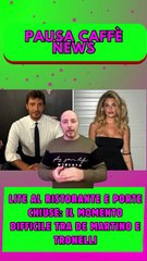 Lite al ristorante e porte chiuse il momento difficile tra De Martino e Tronelli..