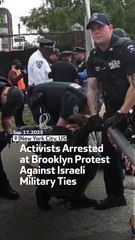 Activists Arrested at Brooklyn Protest Against Israeli Military Ties