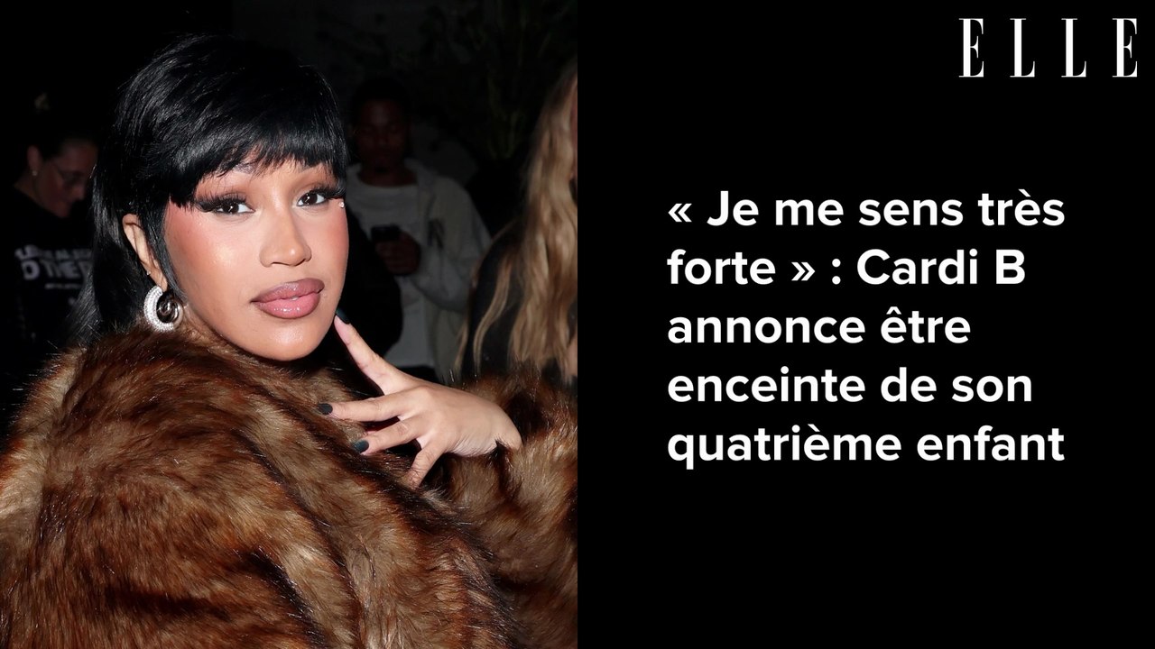 « Je me sens très forte » : Cardi B annonce être enceinte de son quatrième enfant