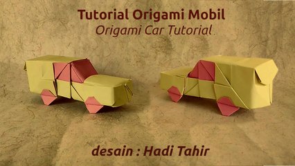 how to make origami car designed by Hadi Tahir