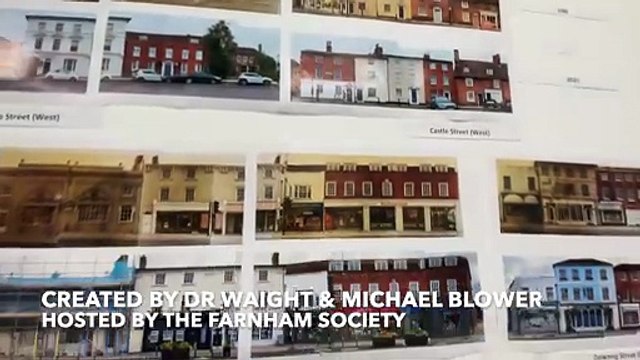 Farnham shop fronts exhibition