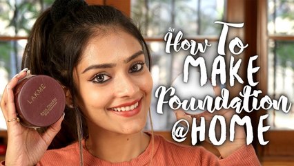 How to Make Foundation at Home | Natural Face Foundation | Skin-Friendly Makeup | Foxy Makeup