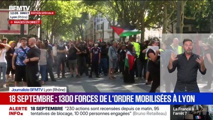 Grève du 18 septembre: 1.300 forces de l'ordre mobilisées à Lyon