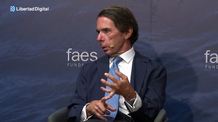 El discurso de Aznar dirigido a Sánchez: "No le importan los palestinos"