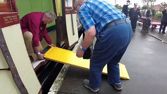 An accessible carriage has been officially opened at Severn Valley Railway, Kidderminster